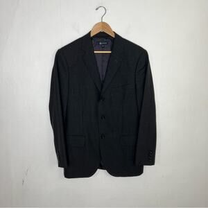 J. Crew Aldridge Gray Charcoal Italian wool Jacket Blazer Size 38 S